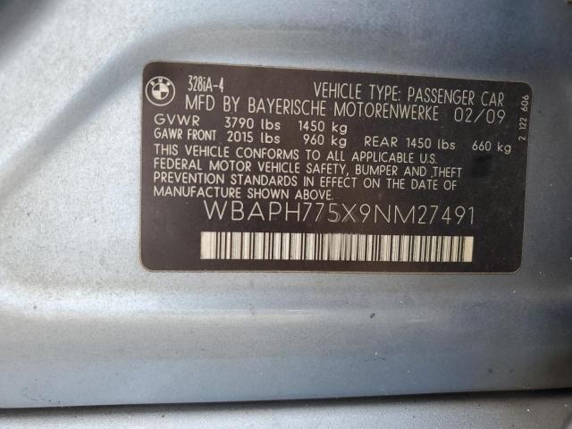 Photo 12 VIN: WBAPH775X9NM27491 - BMW 328 I 