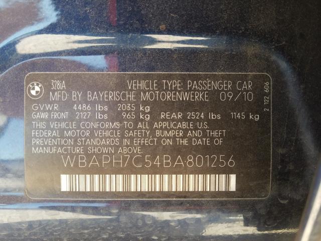 Photo 9 VIN: WBAPH7C54BA801256 - BMW 328 I 