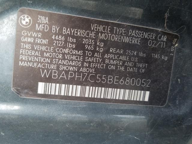 Photo 9 VIN: WBAPH7C55BE680052 - BMW 328 I 