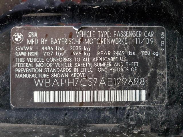 Photo 12 VIN: WBAPH7C57AE129698 - BMW 328 I 