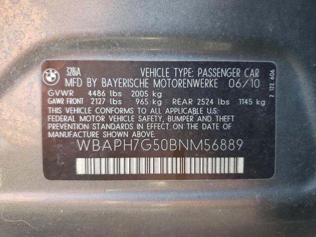 Photo 9 VIN: WBAPH7G50BNM56889 - BMW 328 I 