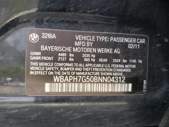 Photo 9 VIN: WBAPH7G50BNN04312 - BMW 328 I 