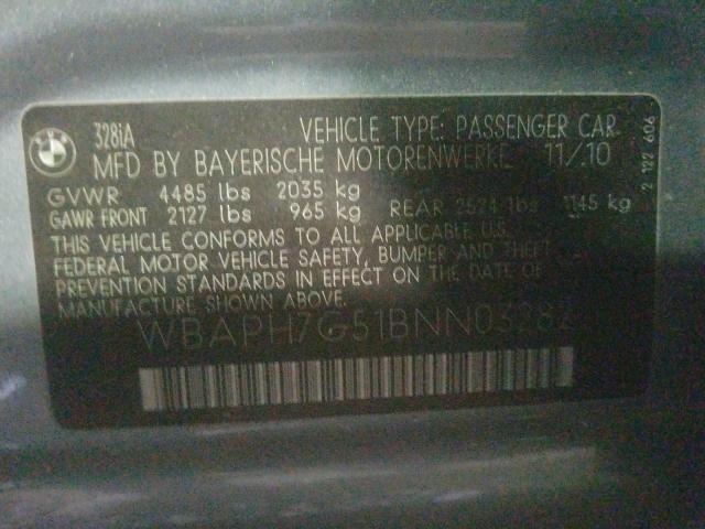 Photo 9 VIN: WBAPH7G51BNN03282 - BMW 328 I 