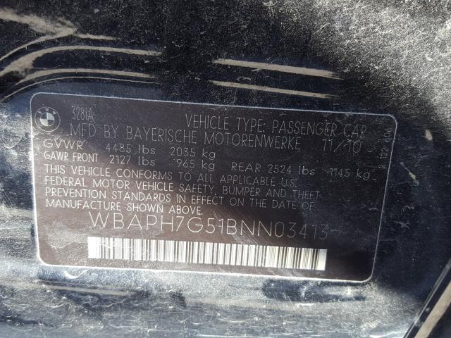 Photo 9 VIN: WBAPH7G51BNN03413 - BMW 328 I 