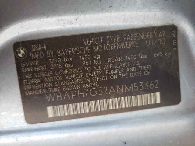 Photo 9 VIN: WBAPH7G52ANM53362 - BMW 328 I 