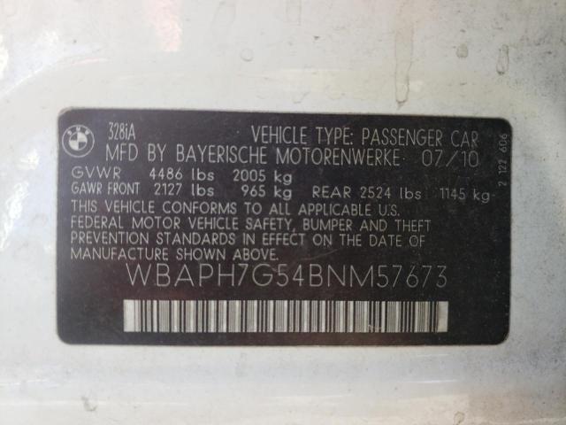 Photo 9 VIN: WBAPH7G54BNM57673 - BMW 328 I 