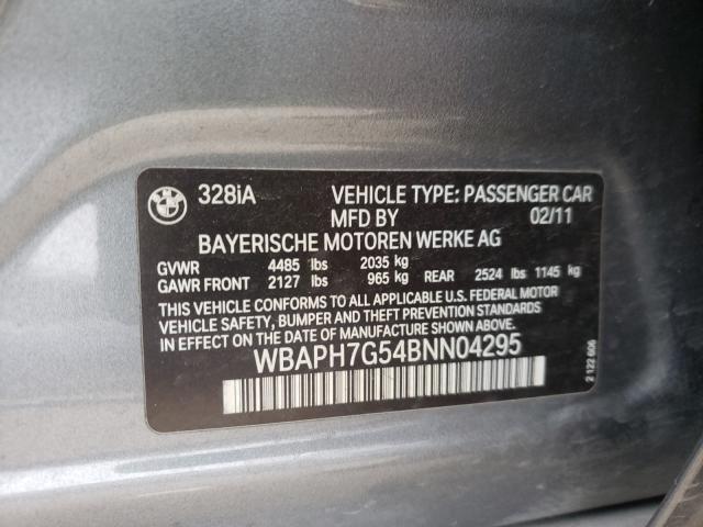 Photo 9 VIN: WBAPH7G54BNN04295 - BMW 328 I 