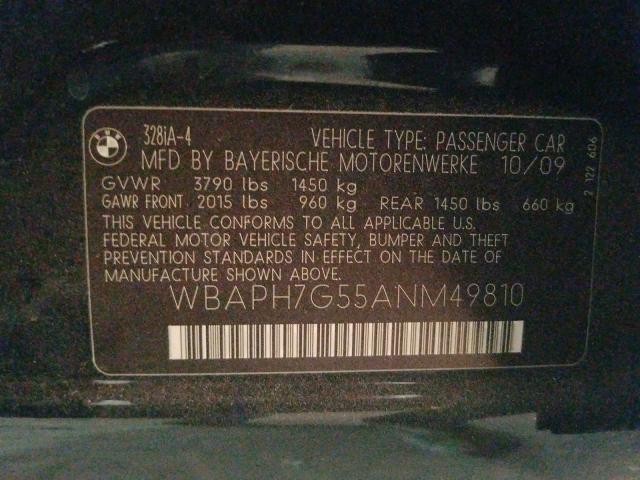 Photo 9 VIN: WBAPH7G55ANM49810 - BMW 328 I 