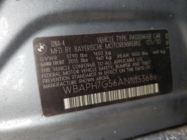 Photo 11 VIN: WBAPH7G56ANM53686 - BMW 328 I 