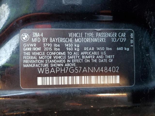 Photo 11 VIN: WBAPH7G57ANM48402 - BMW 3 SERIES 