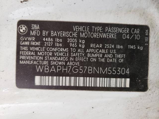 Photo 9 VIN: WBAPH7G57BNM55304 - BMW 328 I 