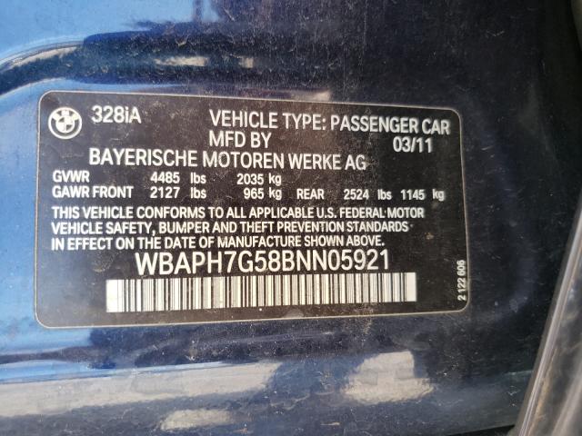 Photo 9 VIN: WBAPH7G58BNN05921 - BMW 328 I 