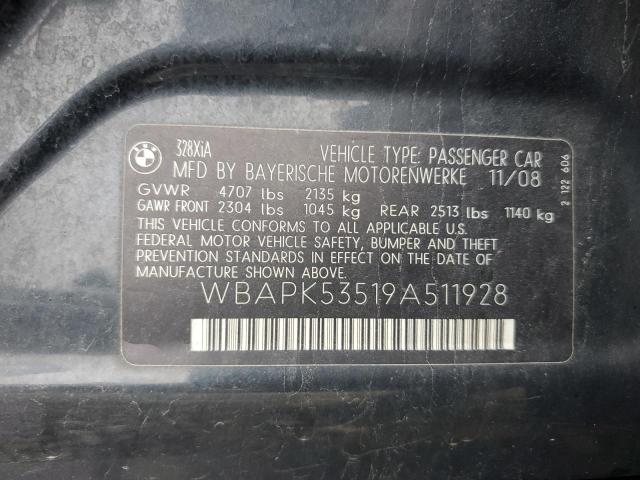 Photo 11 VIN: WBAPK53519A511928 - BMW 328 XI SUL 