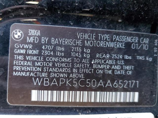 Photo 11 VIN: WBAPK5C50AA652171 - BMW 328 XI SUL 