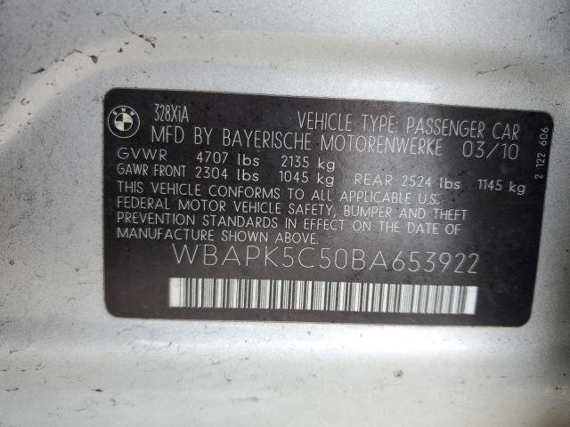 Photo 11 VIN: WBAPK5C50BA653922 - BMW 328 XI SUL 