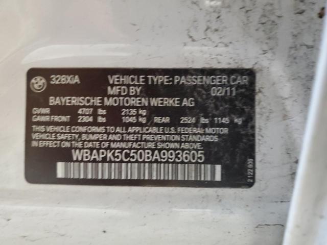 Photo 12 VIN: WBAPK5C50BA993605 - BMW 3 SERIES 