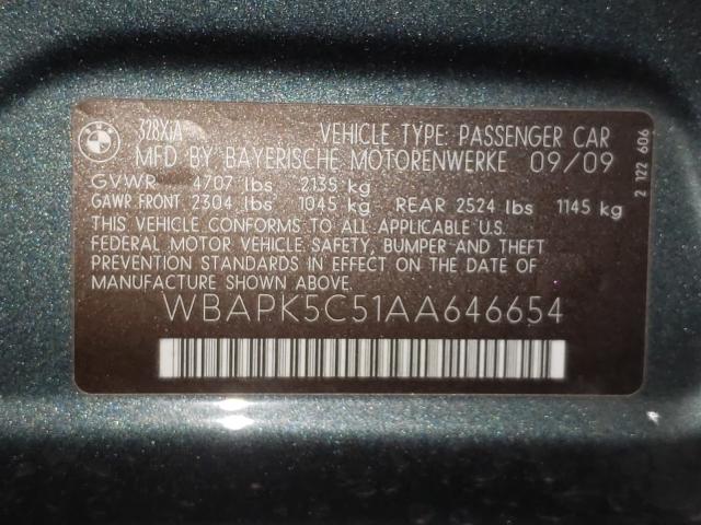 Photo 9 VIN: WBAPK5C51AA646654 - BMW 328 XI SUL 