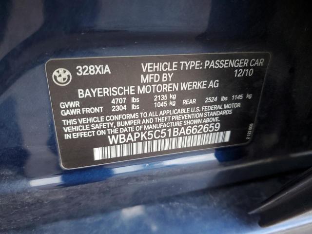 Photo 11 VIN: WBAPK5C51BA662659 - BMW 328 XI SUL 