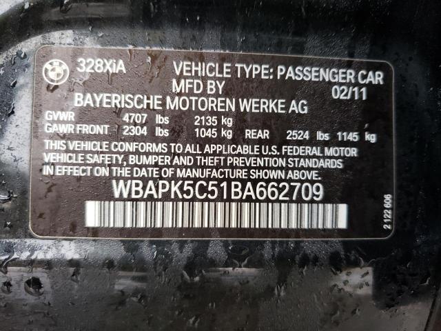 Photo 9 VIN: WBAPK5C51BA662709 - BMW 328 XI SUL 