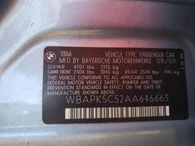 Photo 11 VIN: WBAPK5C52AA646663 - BMW 3 SERIES 