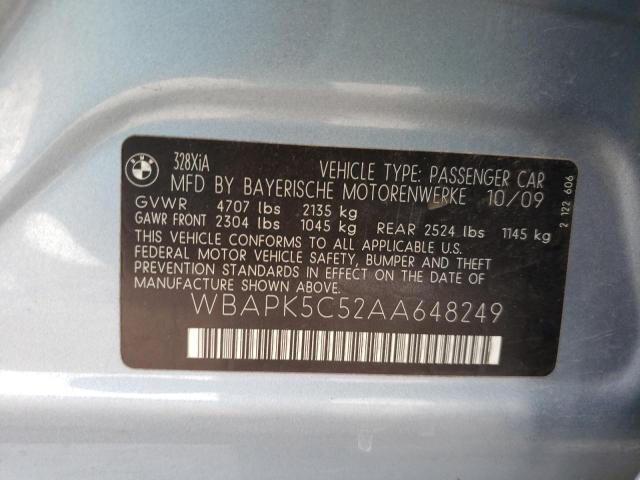 Photo 9 VIN: WBAPK5C52AA648249 - BMW 328 XI SUL 