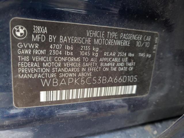 Photo 9 VIN: WBAPK5C53BA660105 - BMW 328 XI SUL 