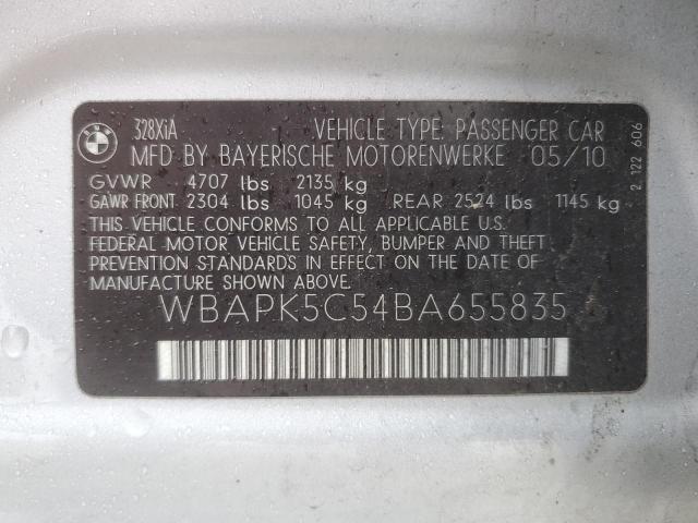 Photo 12 VIN: WBAPK5C54BA655835 - BMW 328 XI SUL 