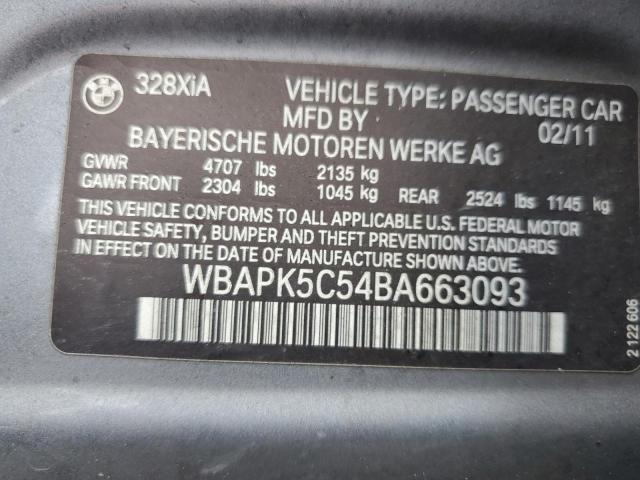 Photo 11 VIN: WBAPK5C54BA663093 - BMW 328 XI SUL 