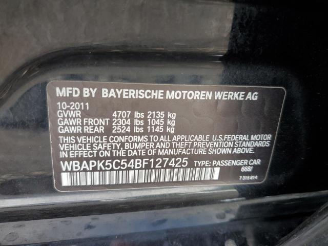 Photo 12 VIN: WBAPK5C54BF127425 - BMW 328 XI SUL 