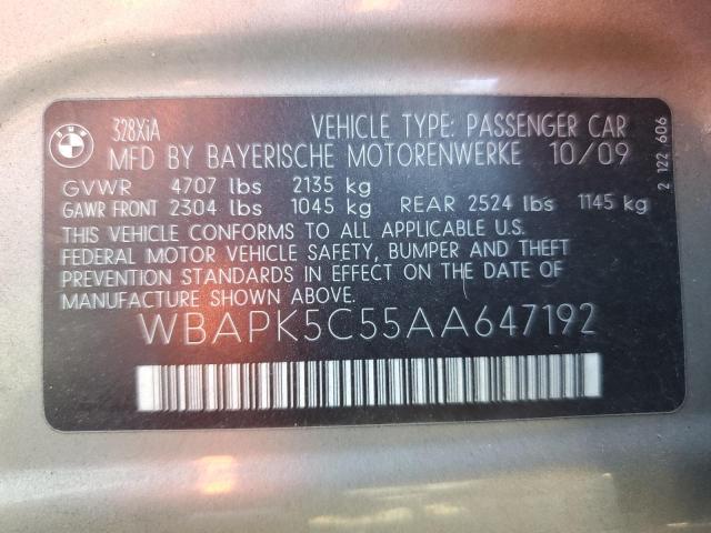 Photo 12 VIN: WBAPK5C55AA647192 - BMW 3 SERIES 