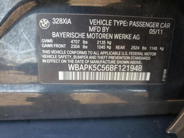 Photo 9 VIN: WBAPK5C56BF121948 - BMW 328 XI SUL 