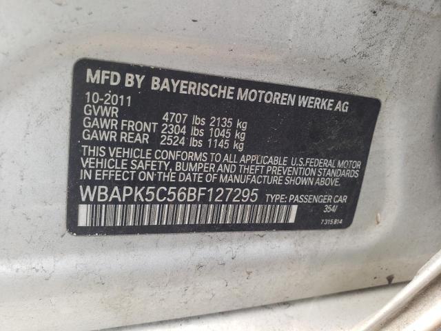 Photo 11 VIN: WBAPK5C56BF127295 - BMW 3 SERIES 