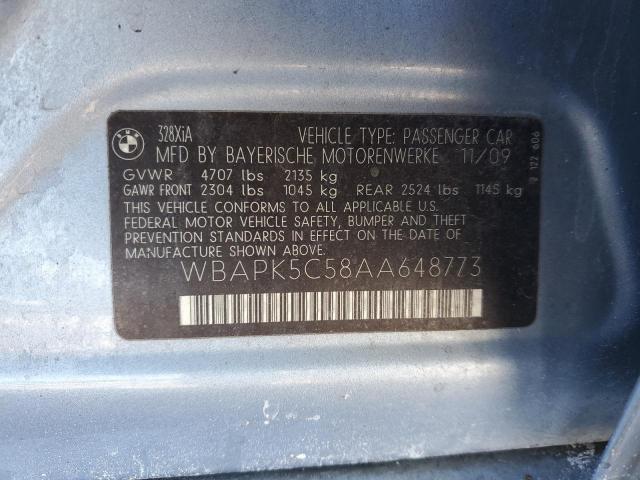 Photo 11 VIN: WBAPK5C58AA648773 - BMW 328 XI SUL 