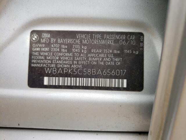 Photo 9 VIN: WBAPK5C58BA656017 - BMW 3 