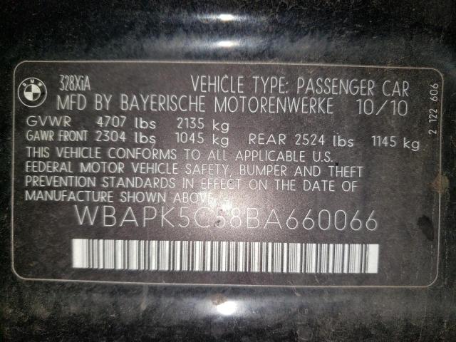 Photo 9 VIN: WBAPK5C58BA660066 - BMW 328 XI SUL 