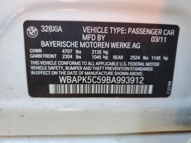 Photo 11 VIN: WBAPK5C59BA993912 - BMW 328 XI SUL 