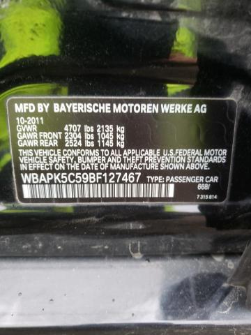 Photo 9 VIN: WBAPK5C59BF127467 - BMW 328 XI SUL 