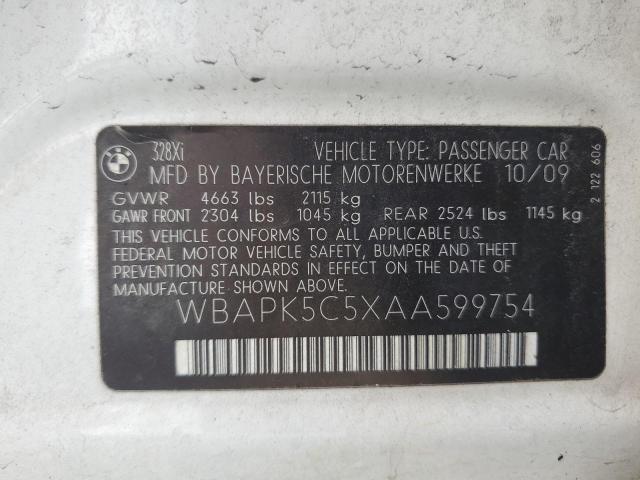 Photo 11 VIN: WBAPK5C5XAA599754 - BMW 3 SERIES 