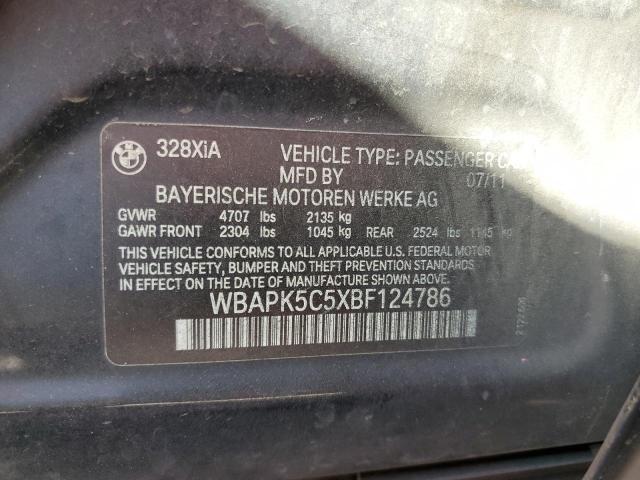 Photo 11 VIN: WBAPK5C5XBF124786 - BMW 328 XI SUL 