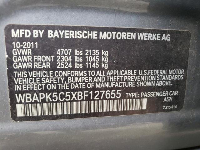 Photo 11 VIN: WBAPK5C5XBF127655 - BMW 328 XI SUL 