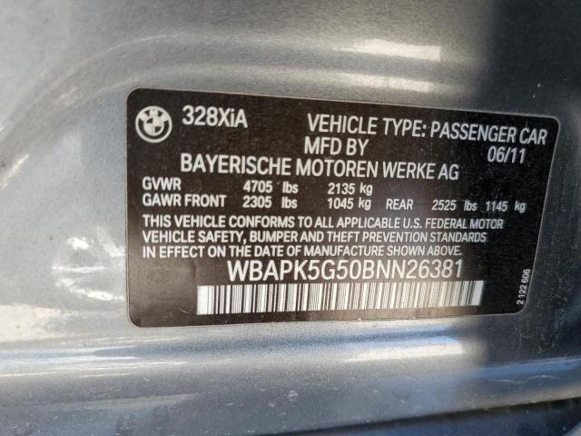 Photo 11 VIN: WBAPK5G50BNN26381 - BMW 328 XI SUL 