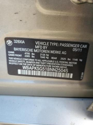 Photo 11 VIN: WBAPK5G51BNN25045 - BMW 328 XI SUL 