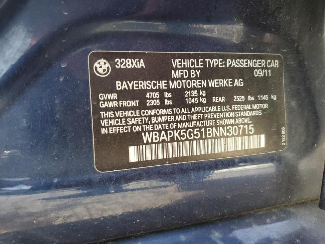 Photo 11 VIN: WBAPK5G51BNN30715 - BMW 328 XI SUL 