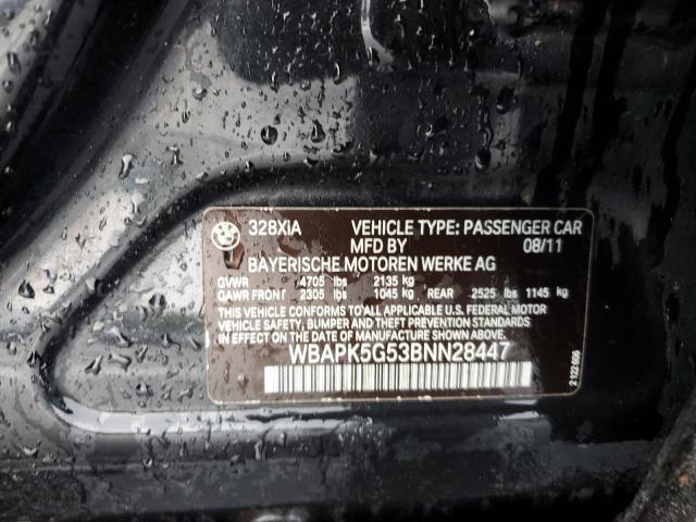 Photo 11 VIN: WBAPK5G53BNN28447 - BMW 328 XI SUL 