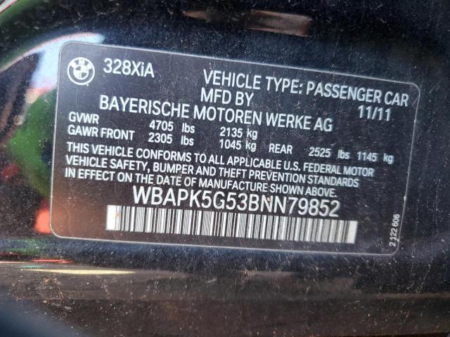 Photo 11 VIN: WBAPK5G53BNN79852 - BMW 3 SERIES 