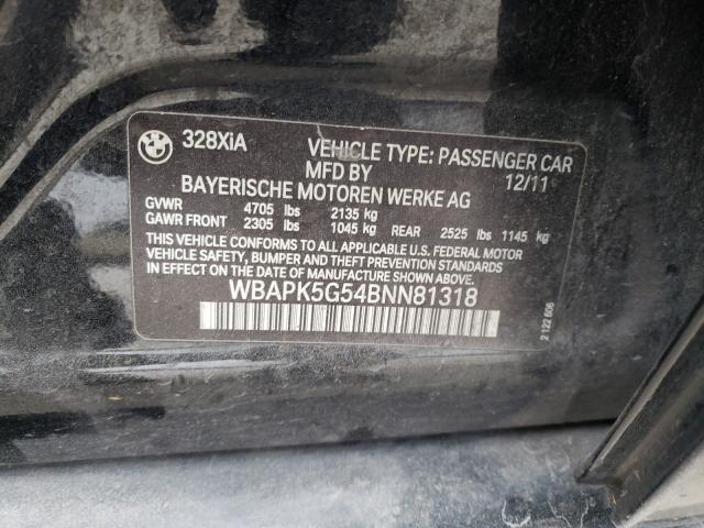 Photo 9 VIN: WBAPK5G54BNN81318 - BMW 328 XI SUL 