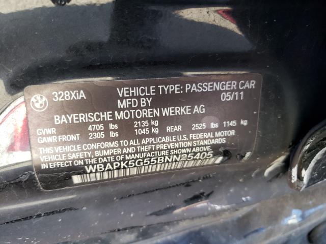 Photo 9 VIN: WBAPK5G55BNN25405 - BMW 328 XI SUL 