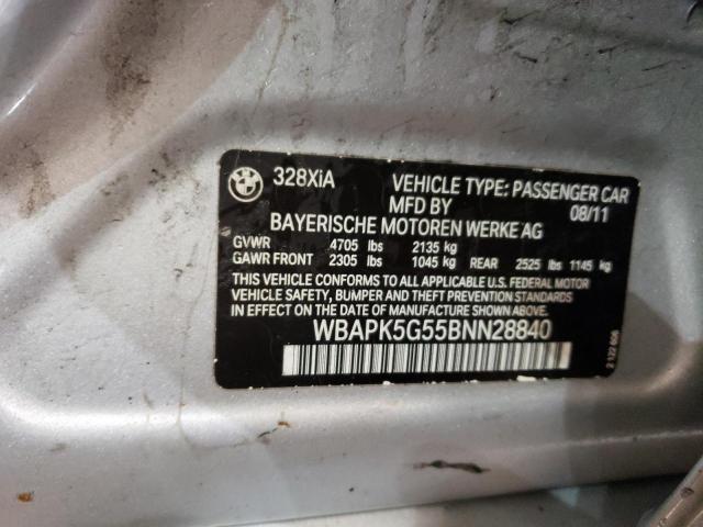 Photo 11 VIN: WBAPK5G55BNN28840 - BMW 328 XI SUL 