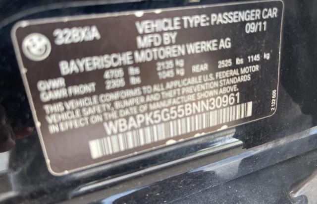 Photo 9 VIN: WBAPK5G55BNN30961 - BMW 328 XI SUL 