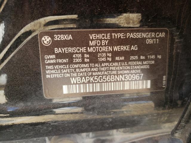 Photo 9 VIN: WBAPK5G56BNN30967 - BMW 328 XI SUL 